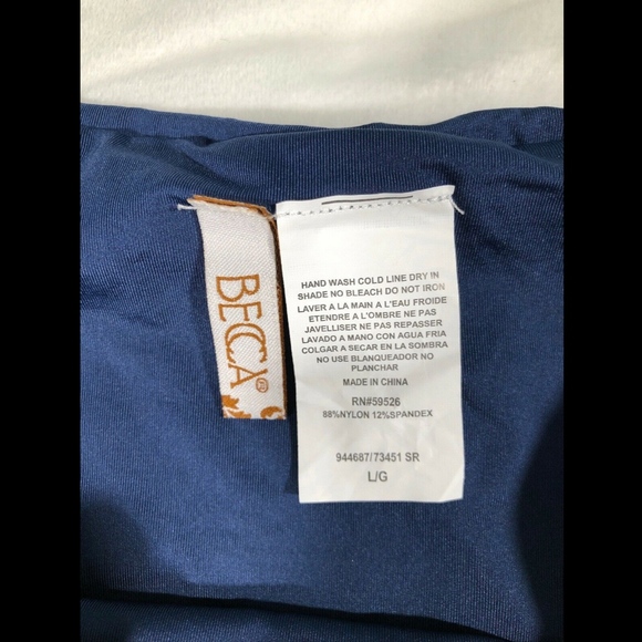 NEW Becca Medina High Waist Bikini Bottoms large‎ - Picture 7 of 8